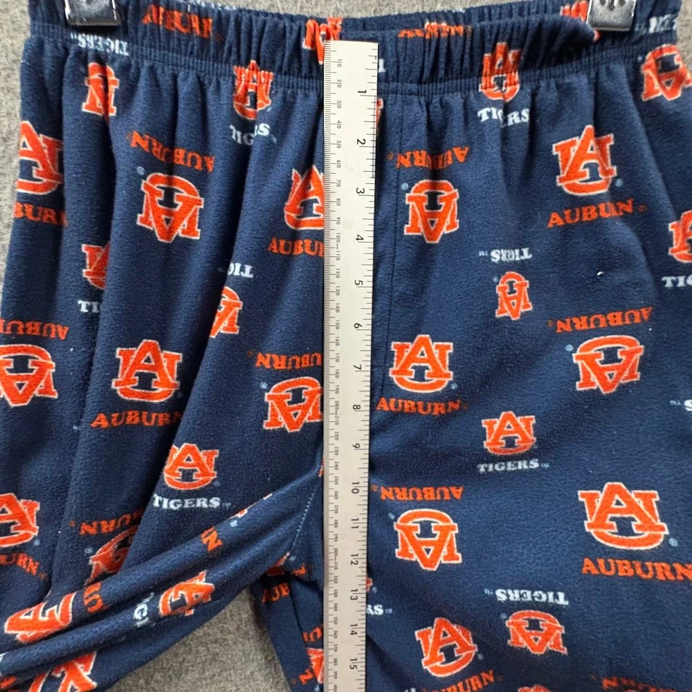 Genuine Stuff Auburn Tigers Fleece Pajama Pants‎ Unisex XL Navy Orange Logo